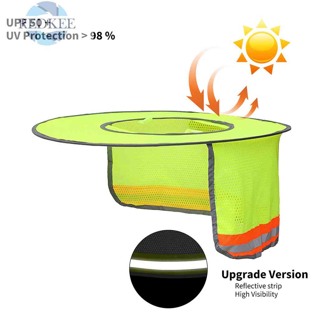 Mũ Cứng Che Cổ Chống Nắng Bảo Vệ Khi Xây Dựng