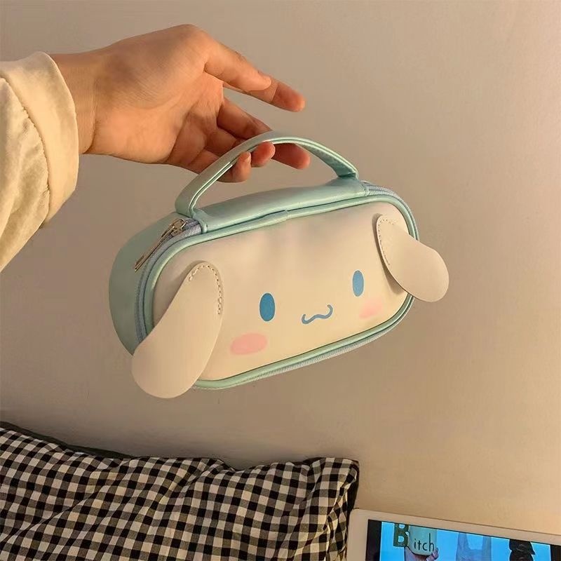 Hộp Đựng Bút Chì Sức Chứa Lớn In Hình Sanrio Kuromi Dễ Thương Cho Nữ Sinh Trung Học