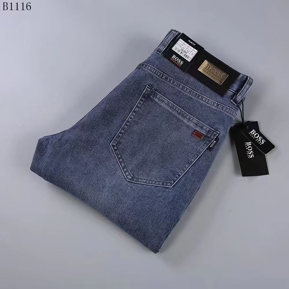 UAXU BOSS men's jeans slim business casual men's pants big-name trousers