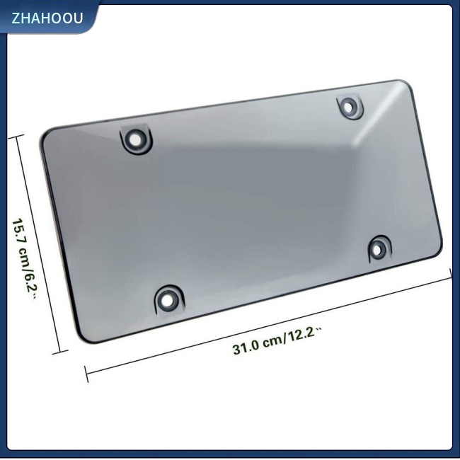 ☃Phụ Kiện Trang Trí Nhà Cửa Độc Đáo Sáng Tạo☃ 1 Cặp Vỏ Bọc Biển Số Xe Hơi Kèm Ốc Vít Trang Trí