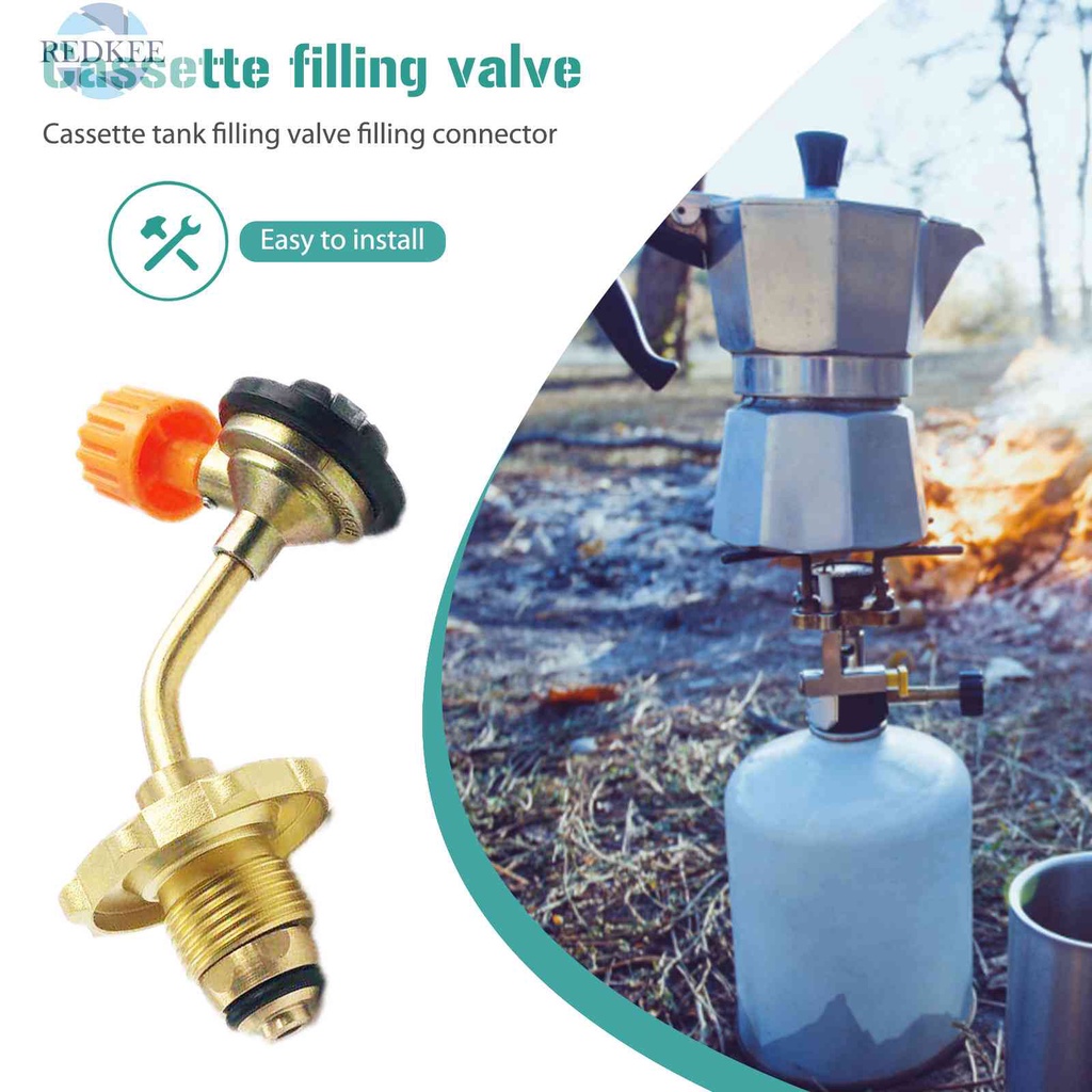 Van Nối Bình Khí Butan Hình Băng Cát Sét Độc Đáo Tiện Dụng Khi Đi Cắm