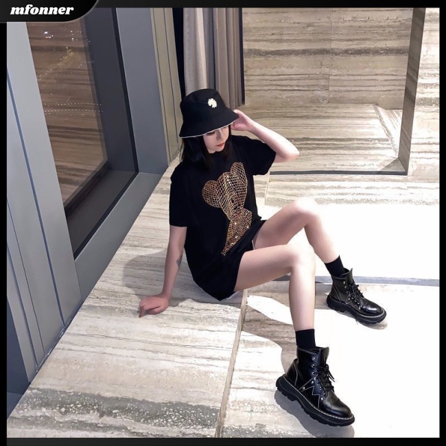 Áo Thun Nữ Tay Ngắn Đính Đá Phong Cách Thời Trang Chất Lượng Cao