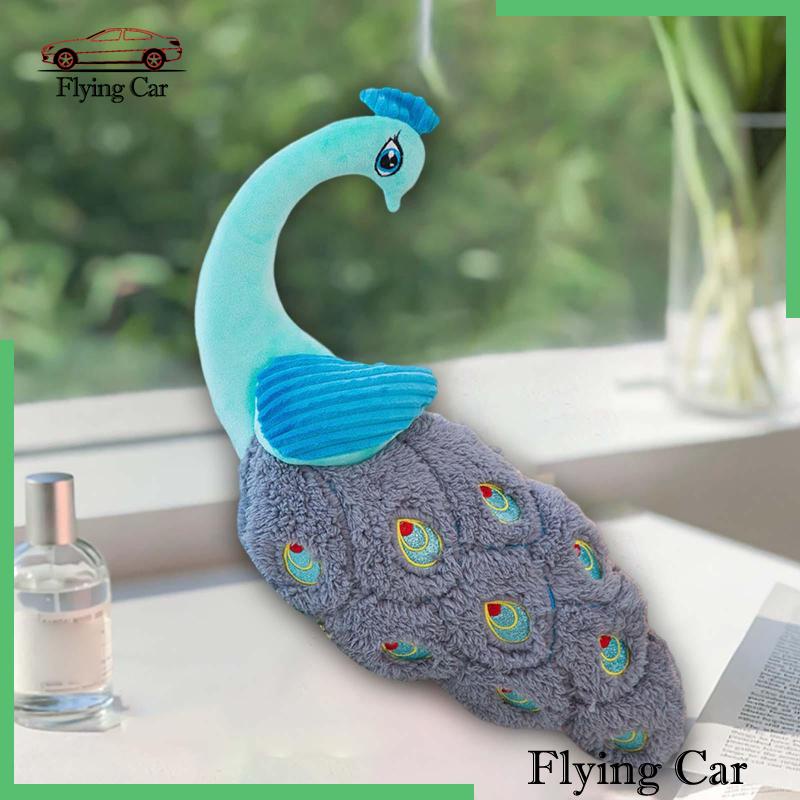 [Lzdjfmy2] Gối Ôm Sàn Nhà Hình Chim Công Nhồi Bông Chắc Chắn Trang Trí Nhà Cửa