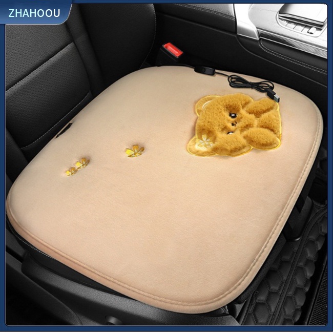 ☃Nhà Cửa☃ Đệm Sưởi Ấm Hình Vuông Họa Tiết Hoạt Hình Sạc Cổng Usb