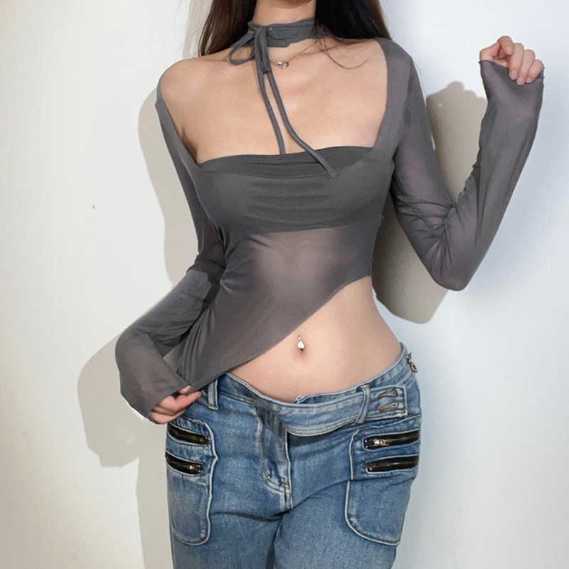 Xiangbao Áo Cổ Vuông Hai Lớp Dáng Rộng Thanh Lịch Quyến Rũ Cho Nữ