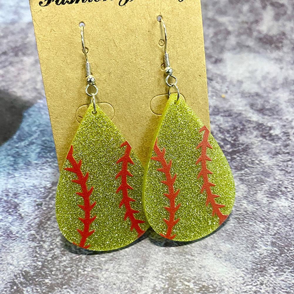 Bông Tai Thể Thao Hình Giọt Nước Bằng Acrylic W5I3