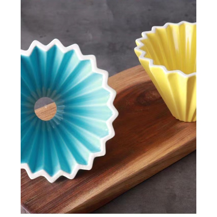 Cốc Lọc Cà Phê v60 Bằng Sứ Có Giá Đỡ Gấp Gọn Tiện Dụng