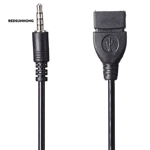 Dây Cáp OTG Chuyển Đổi Cổng 3.5mm Sang Cổng USB 2.0 Type A