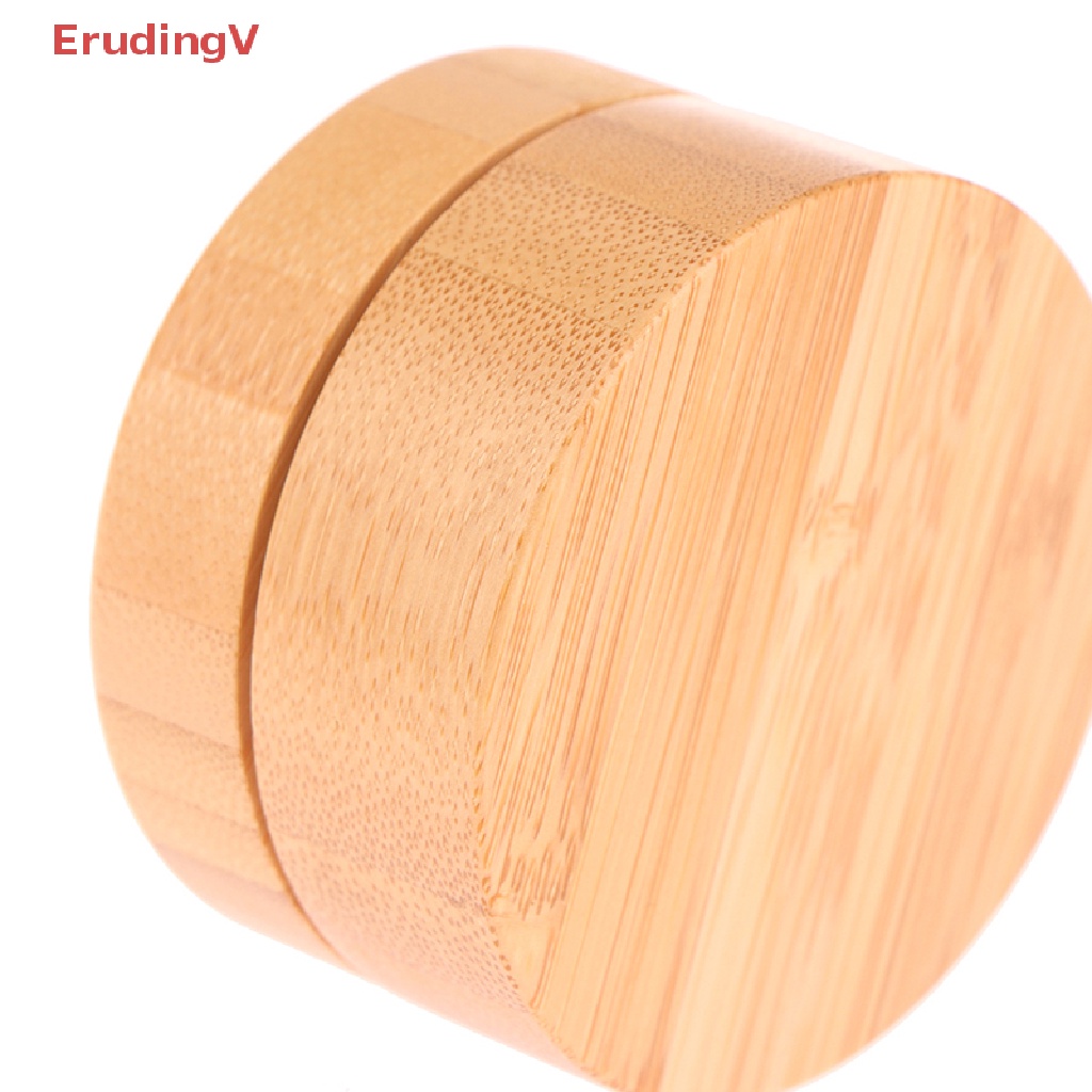 1 Hũ Rỗng Đựng Kem / Mỹ Phẩm Có Nắp Bằng Tre 30 / 50 / 100G