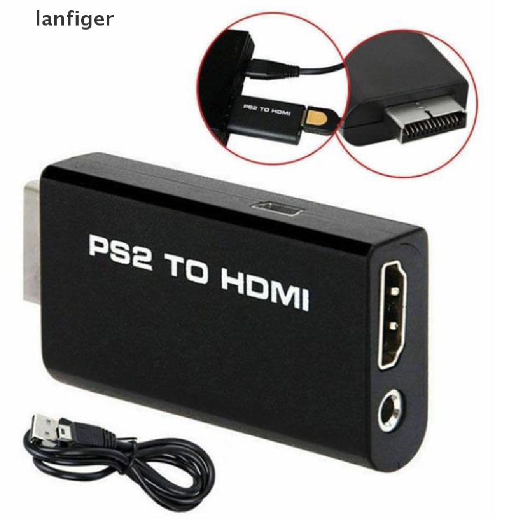 Bộ Chuyển Đổi Lanf PS2 Sang HDMI 3.5mm Cho HDTV En