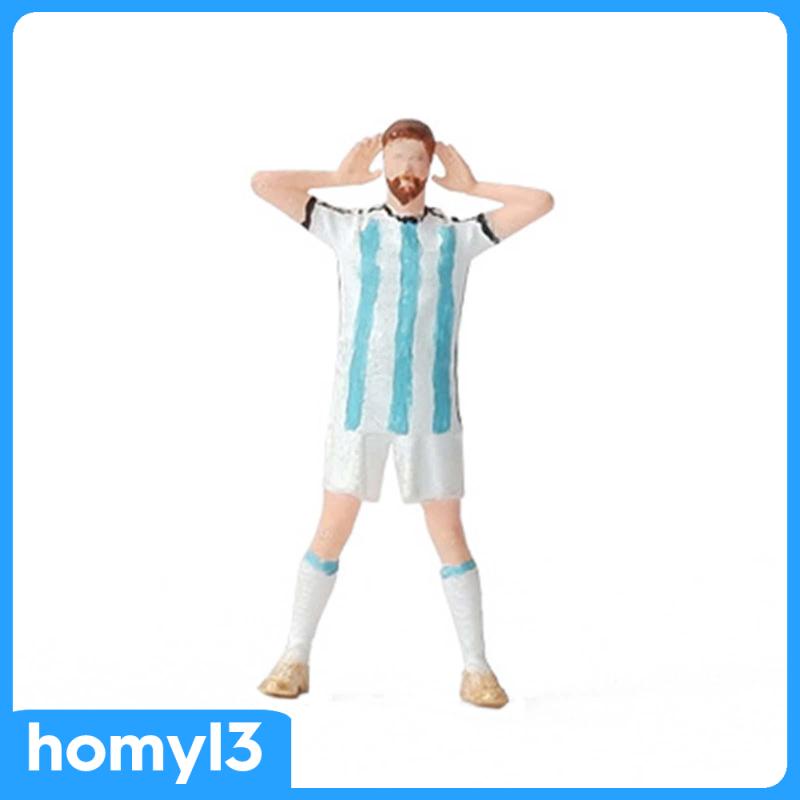 Mô Hình Cầu Thủ Bóng Đá Tỉ Lệ 1 / 64 Trang Trí Tiểu Cảnh