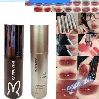 Son lì không trôi chính hãng Son bóng lì Chống Thấm Nước Thương Hiệu velvet dạng tuýp tone đỏ nâu đất nhung lì