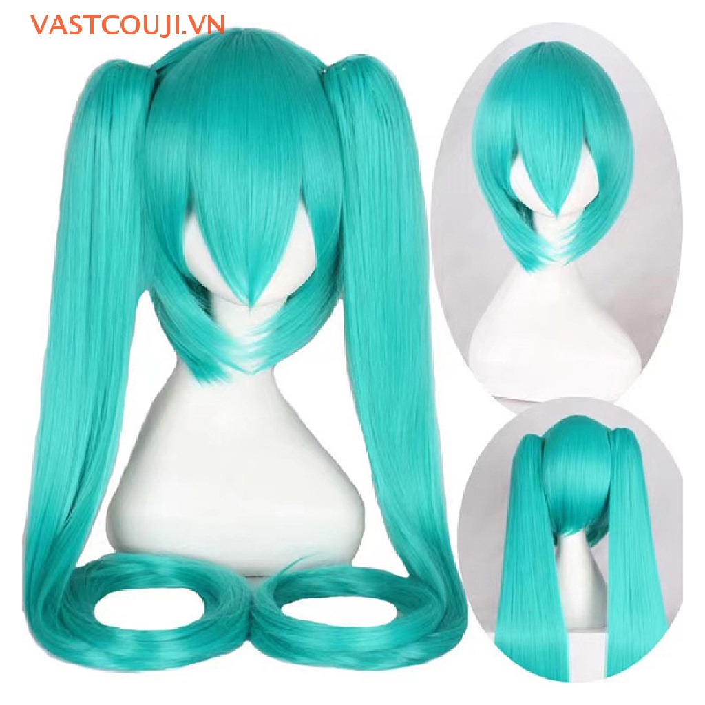 Tóc Giả Hóa Trang Nhân Vật Vocaloid 110cm Kèm 2 Kẹp