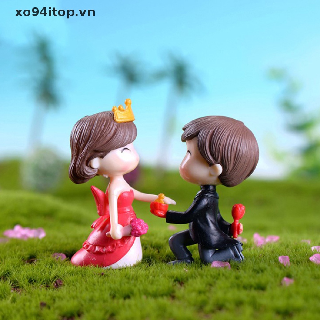 Đồ trang trí Cặp Đôi Búp Bê Mini Trang Trí Xe Hơi