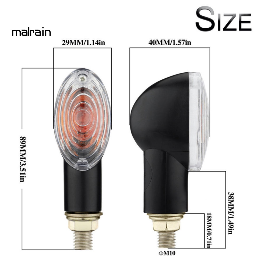 1 Cặp Đèn Xi Nhan 12V Siêu Bền Chất Lượng Cao Cho Xe Mô Tô