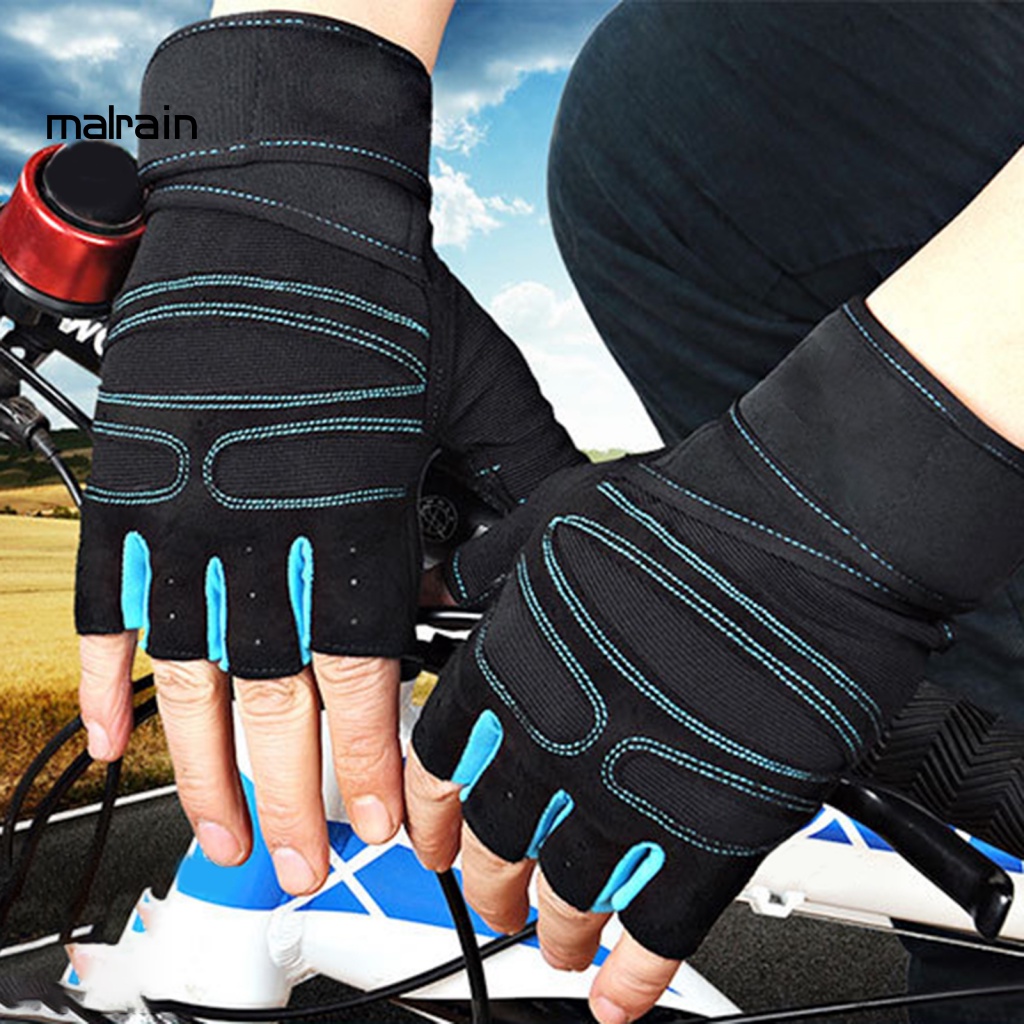 1 Đôi Găng Tay Chạy Xe Đạp MTB Chống Mồ Hôi Chống Sốc