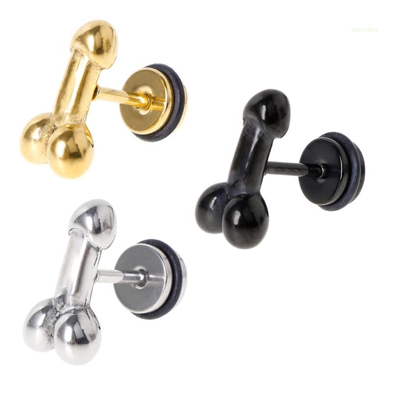 Bông Tai Bằng Thép Titan Thiết Kế Đơn Giản Thời Trang