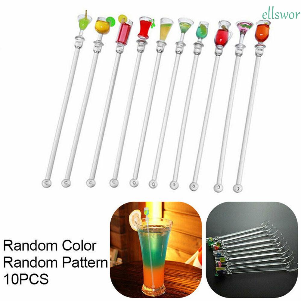 Que Khuấy Đồ Uống Bằng Acrylic 23cm