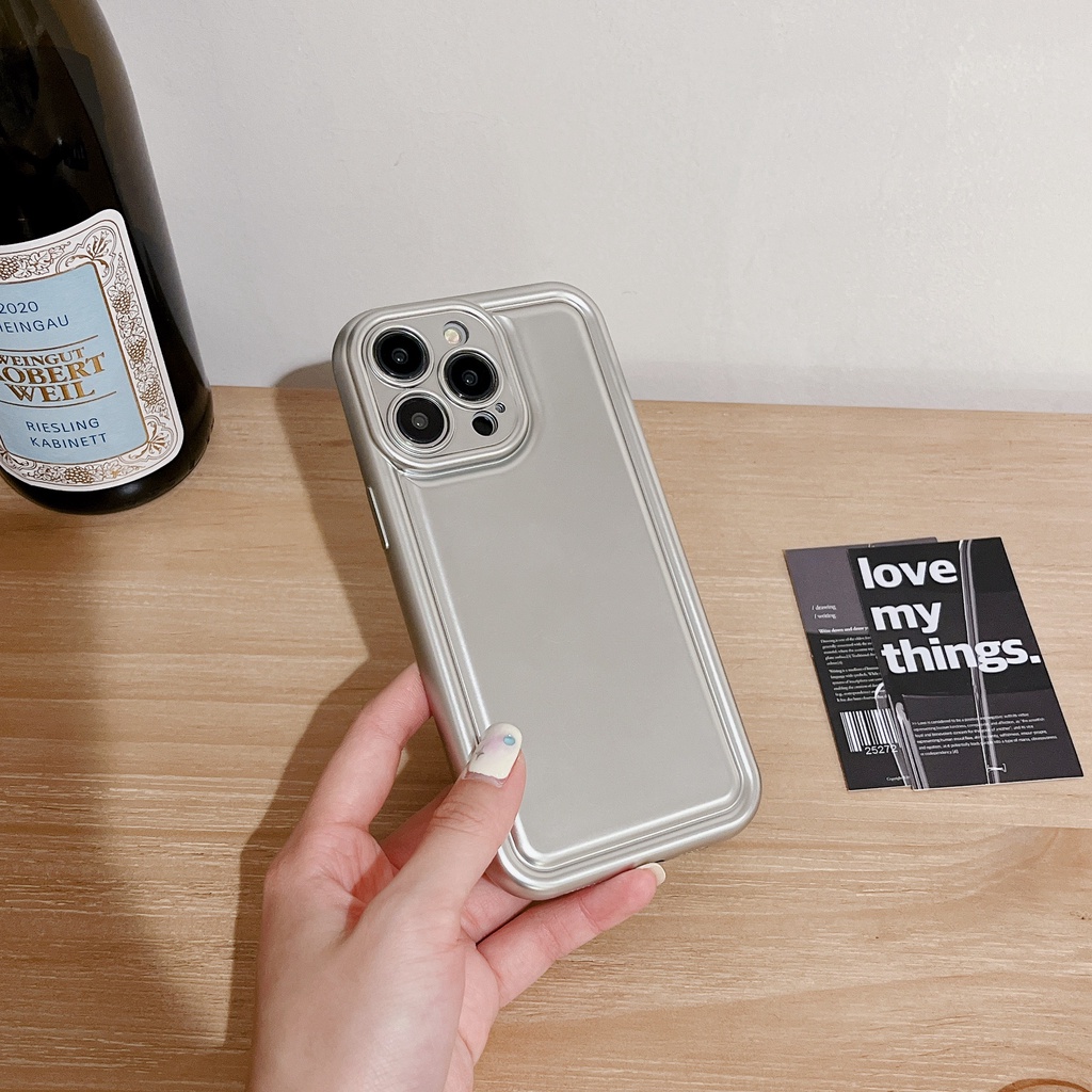 Ốp Điện Thoại TPU Mềm Nhám Bảo Vệ Ống Kính Máy Ảnh Toàn Diện Cho iPhone 14 13 12 11 PRO MAX