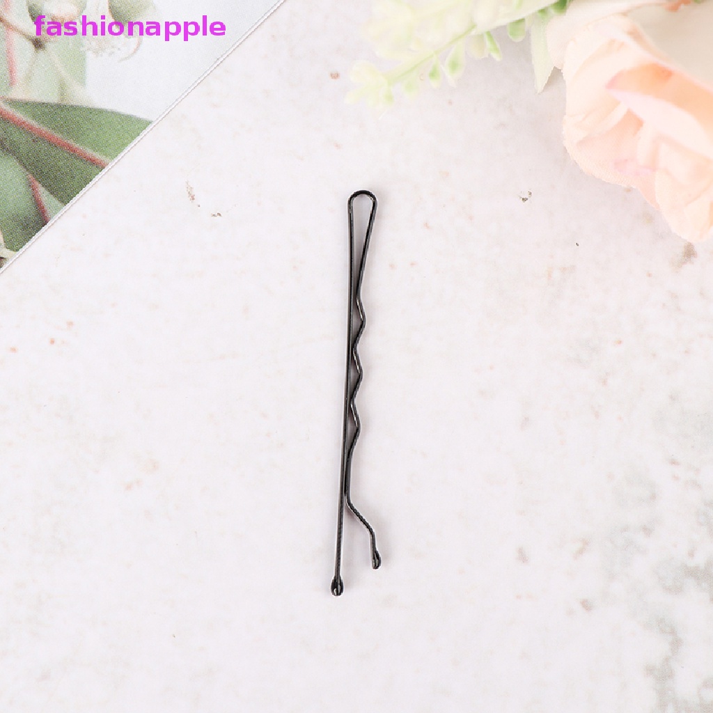 Set 100 Kẹp Tóc Dây Đen Cá Tính