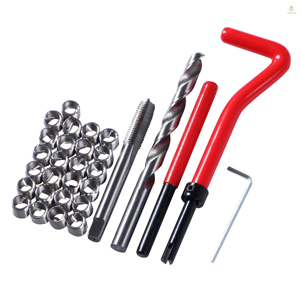 Bộ 30 Phụ Kiện Chèn Chữ R Bằng Thép Không Gỉ M 8 Kích Thước Nhỏ Gọn