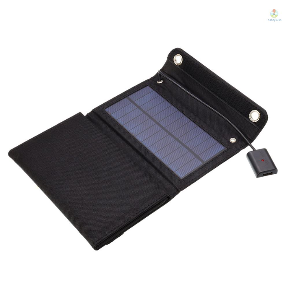 Tấm Sạc Năng Lượng Mặt Trời Monocrystalline Silicon 15W Cổng USB Có Thể Tháo Rời Cho Điện Thoại Di Động