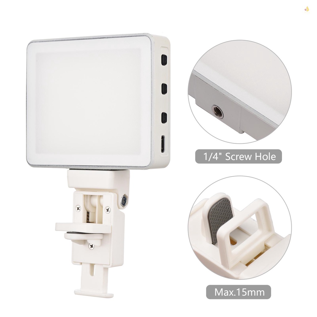 Đèn LED Video Bỏ Túi 5 Cấp Độ Sáng 5600K Cr9600K Crivn (mynivn) NiceFoto SL-60B Có Thể Điều Chỉnh Được