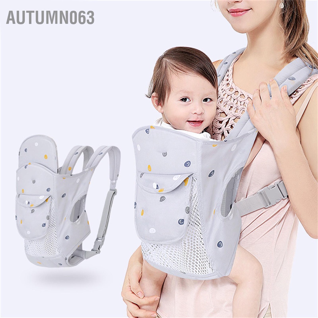 Autumn063 Địu em bé Dây đai dày phía trước Mang lực cân bằng Tránh tổn thương cơ bắp Tiết kiệm công sức trẻ sơ sinh