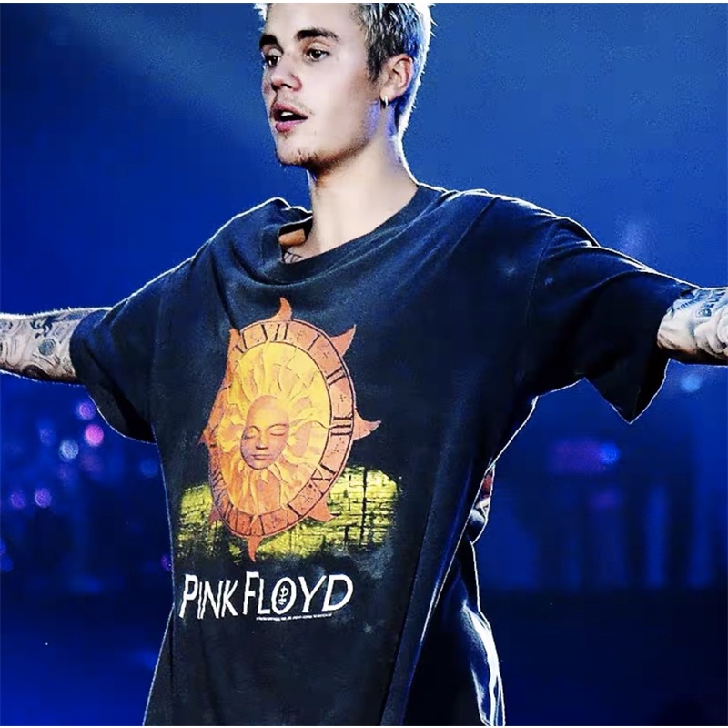 P-mực - fl-oyd &amp; - Áo Thun Tay Ngắn In Hình Mặt Trời / Chữ tour water to do old Thời Trang Xu Hướng Mới Nhất Dành Cho Nam Và Nữ