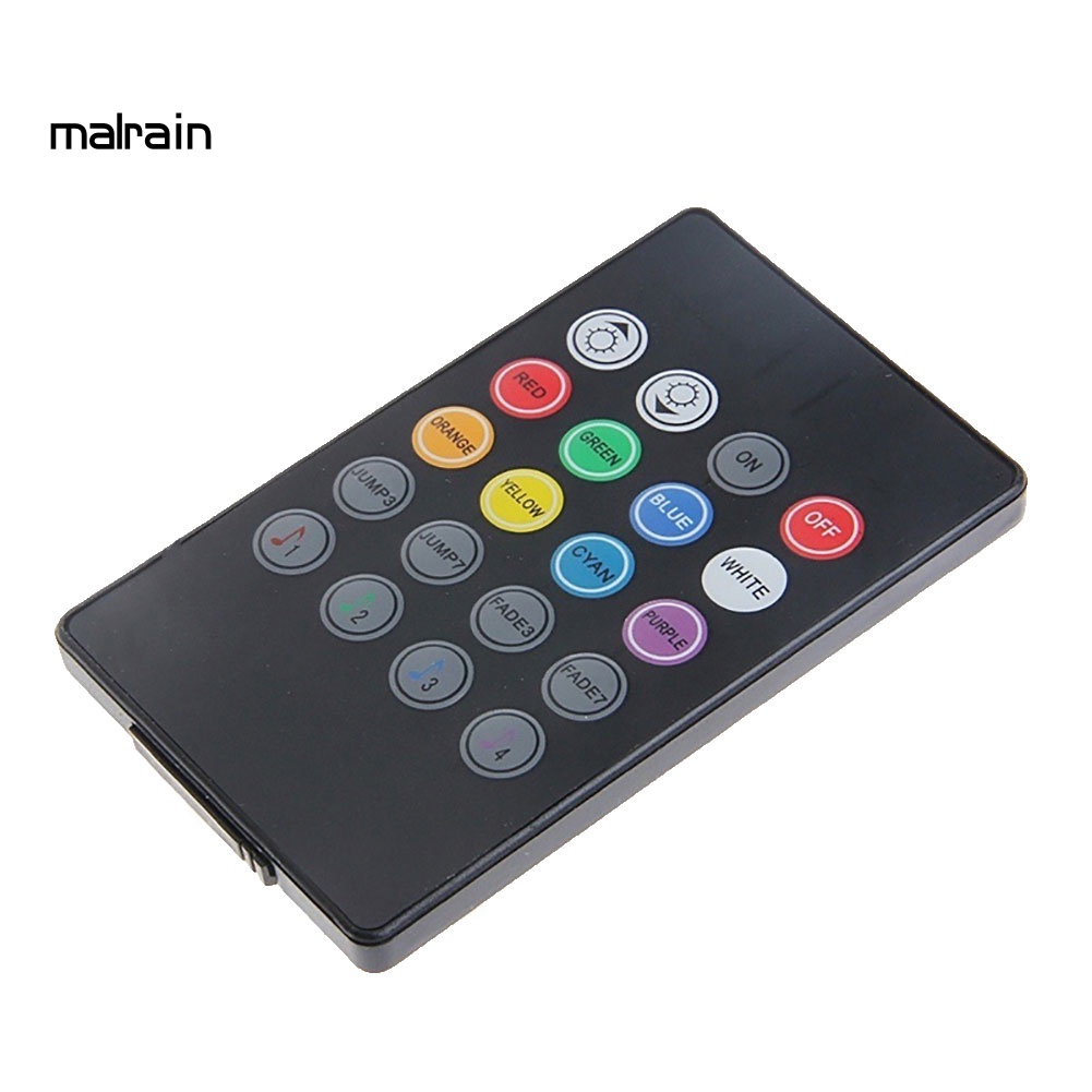 Dây Đèn LED RGB Không Dây Điều Khiển Từ Xa Cho Xe Hơi