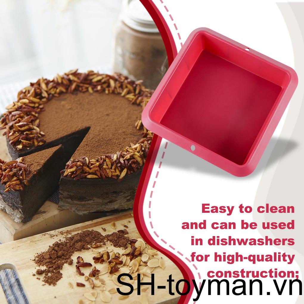 Khuôn Làm Bánh Bằng Silicone Không Dính An Toàn Thực Phẩm