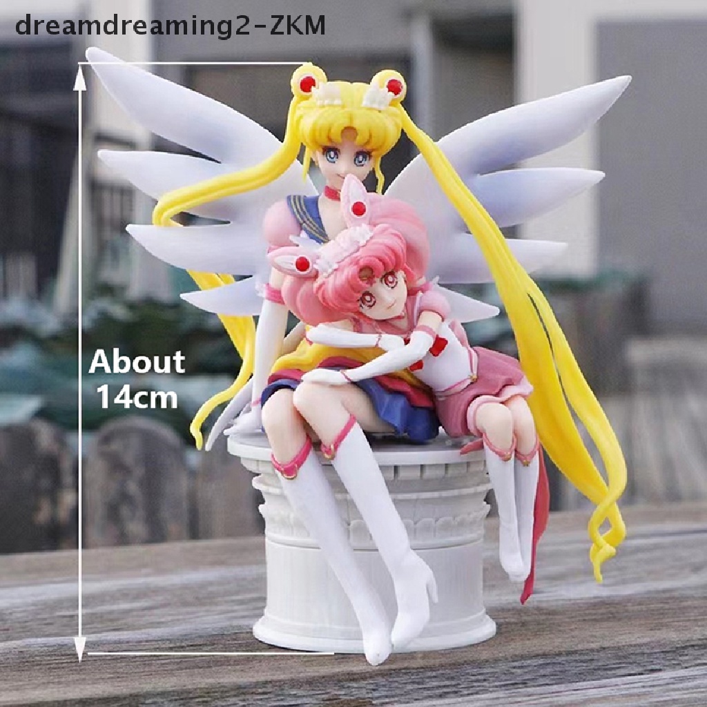 [Dreaming] Đồ Chơi Mô Hình Búp Bê Thủy Thủ Mặt Trăng Bằng Pvc Trang Trí Bánh Kem [zkm]