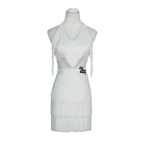 Bộ Trang Phục Khiêu Vũ Latin Chuyên Nghiệp Gồm Áo Hai Dây Và Chân Váy Thời Trang Mùa Hè Mới Cho Nữ