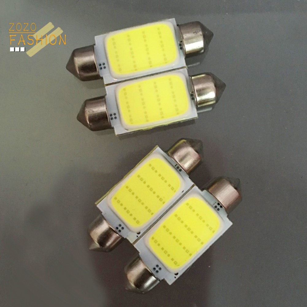 Bộ 4 Đèn LED COB 39mm Dùng Cho Xe Hơi