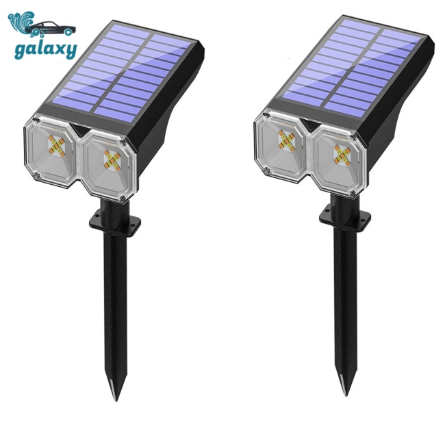 Galaxy Set 2 Đèn 4 Levles Hai Đầu Sử Dụng Năng Lượng Mặt Trời Có Thể Điều Chỉnh Cho Sân Vườn