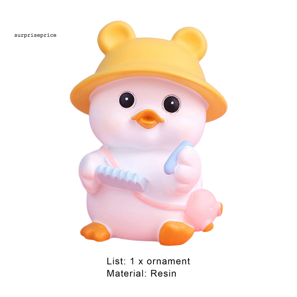 Tượng Vịt Điêu Khắc Màu Sáng Trang Trí Phòng Ngủ / SPA