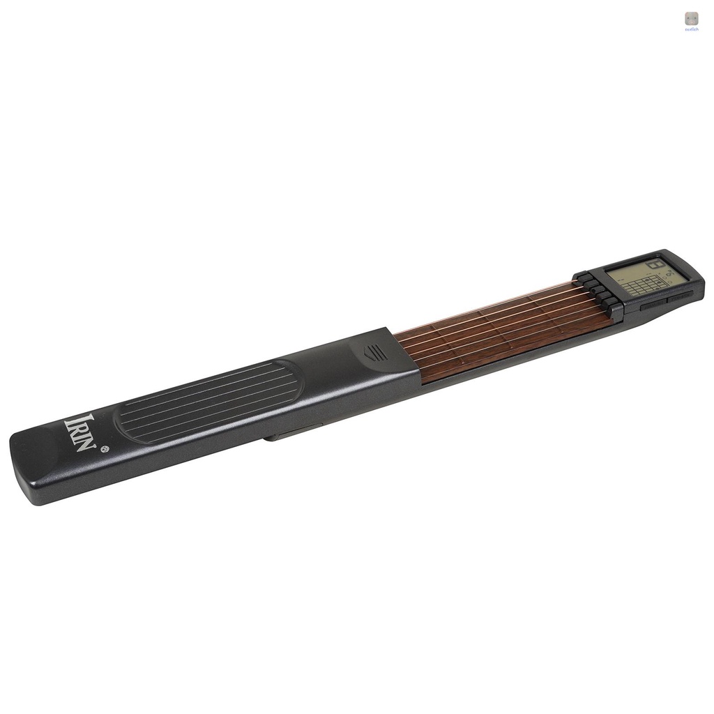 Irin Dụng Cụ Luyện Tập Ghi Ta Bỏ Túi 6 Phím Có Màn Hình Hiển Thị Cho Người Mới Bắt Đầu