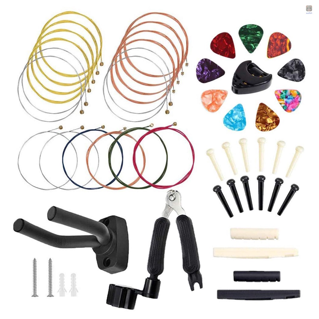 Set 50 Dụng Cụ Hỗ Trợ Thay Đổi Dây Đàn Ghi Ta