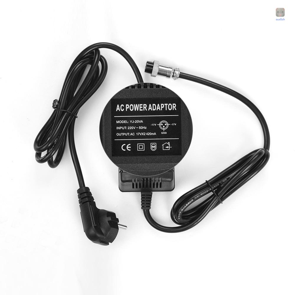 Bộ Nguồn AC 3 Chấu 17V 420mA Cho Yamaha MG16 / MG166CX / MG166C / F4 / F7 / 6FX