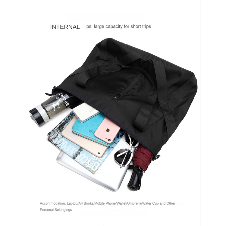 Nam Túi Xách Đeo Vai Vải Oxford Chống Thấm Nước Sức Chứa Lớn Phong Cách Thể Thao Cho Nam