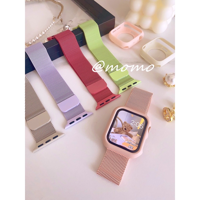 Dây Đeo Bằng Thép Không Gỉ 49mm 45mm 41mm 42mm 40mm 44mm Cho iWatch Ultra Serise 7