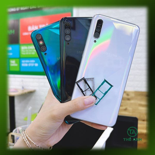 < Ảnh thật > Bộ vỏ Samsung A50s SM-A507 zin dọn máy đẹp, có bảo hành. hàng như hình
