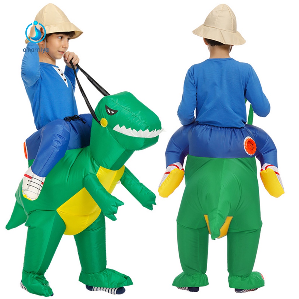 Amar Bộ Đồ Bơm Hơi Hóa Trang Khủng Long Dành Cho Trẻ Em Và Người Lớn