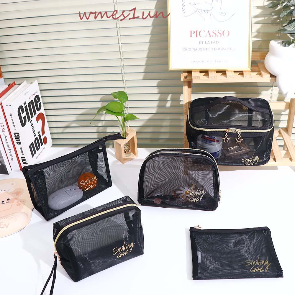 Túi Lưới Đựng Mỹ Phẩm WMES15H Màu Đen Sức Chứa Lớn Tiện Dụng