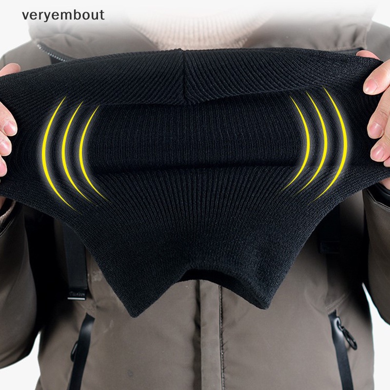 1 Mũ Balaclava 3 Lỗ Thêu Họa Tiết Giữ Ấm Mùa Đông