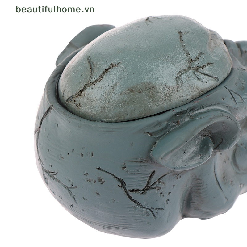 Giá Đỡ Cốc Mực Xăm 7 / 8 Lỗ Bằng Nhựa Cứng Hình Đầu Lâu Độc Đáo