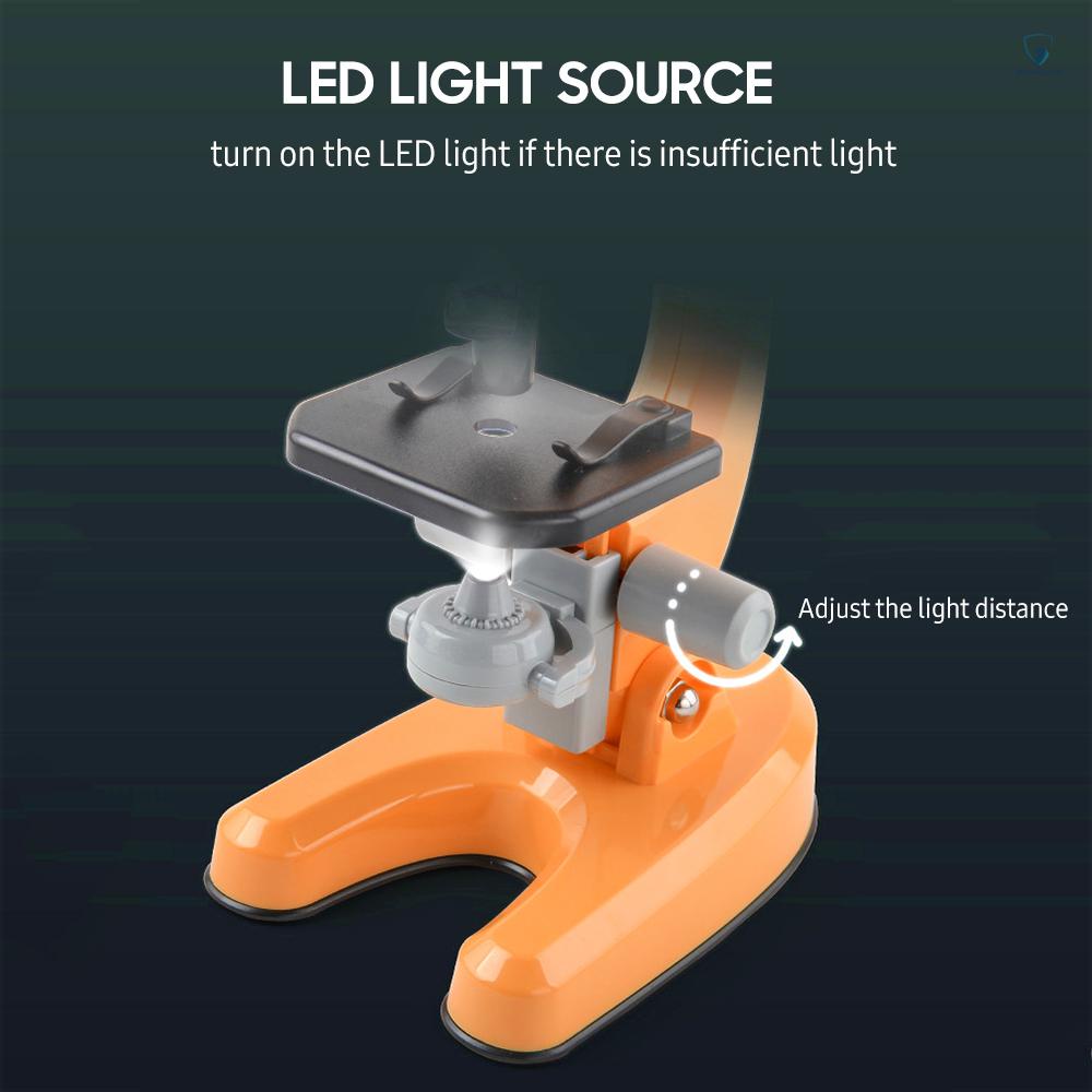 Kính Hiển Vi Phóng Đại 1200X Có Đèn LED Cho Bé