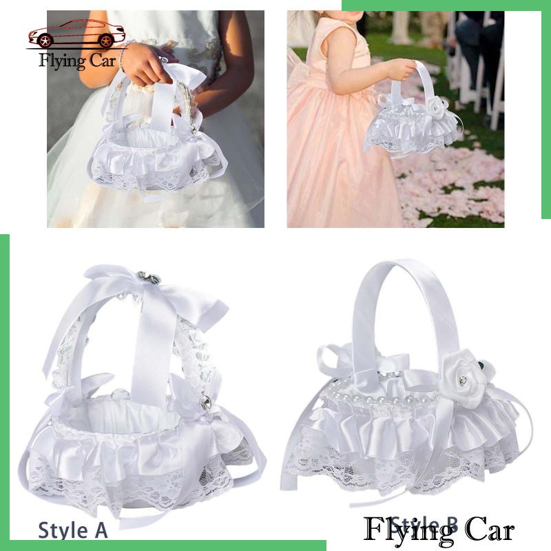 Giỏ Đựng Đồ Cưới Có Tay Cầm Tiện Dụng Cho Nhà Thờ / Tiệc Tùng / Nhà Thờ Lzdjfmy2