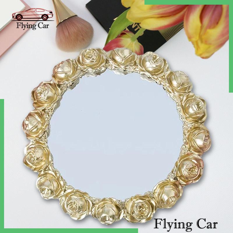 Khay Đựng Đồ Trang Điểm Có Gương Phong Cách Retro Châu Âu Lzdjfmy2