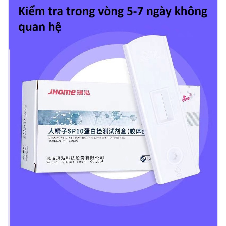 Bộ KIT SP10 kiểm tra mật độ di động tinh trùng nam giới tại nhà, test tinh dịch chức năng sinh sản